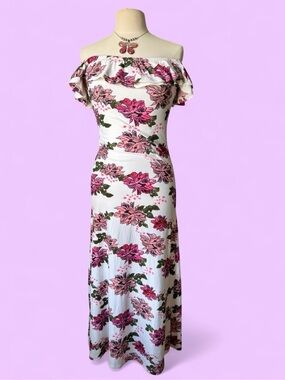 Hot-kiss Women's Pink and White Dress